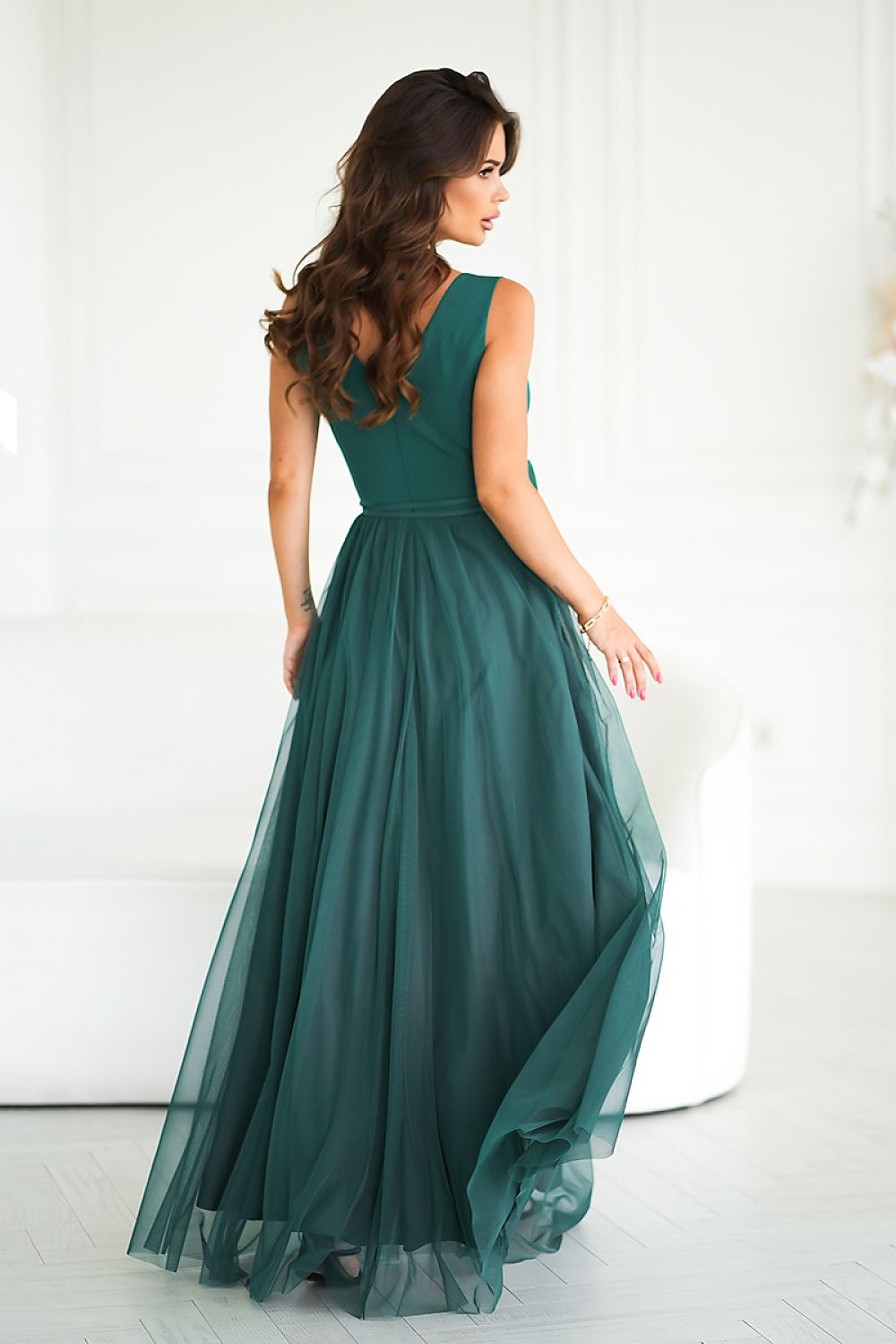 Long dress Bicotone