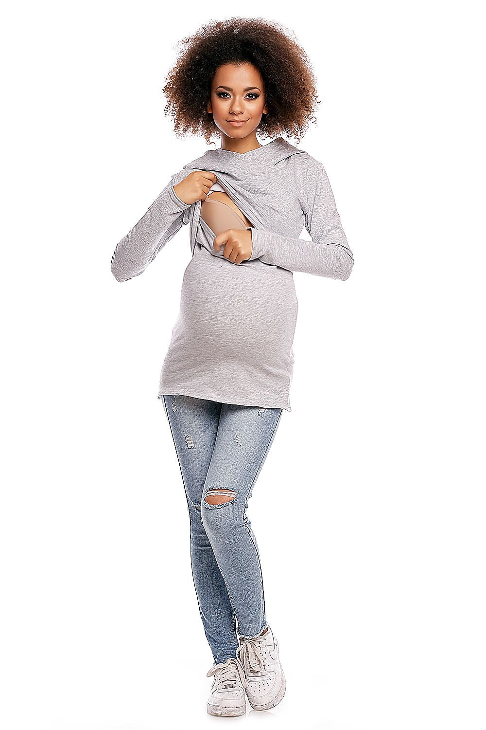 Maternity sweatshirt PeeKaBoo