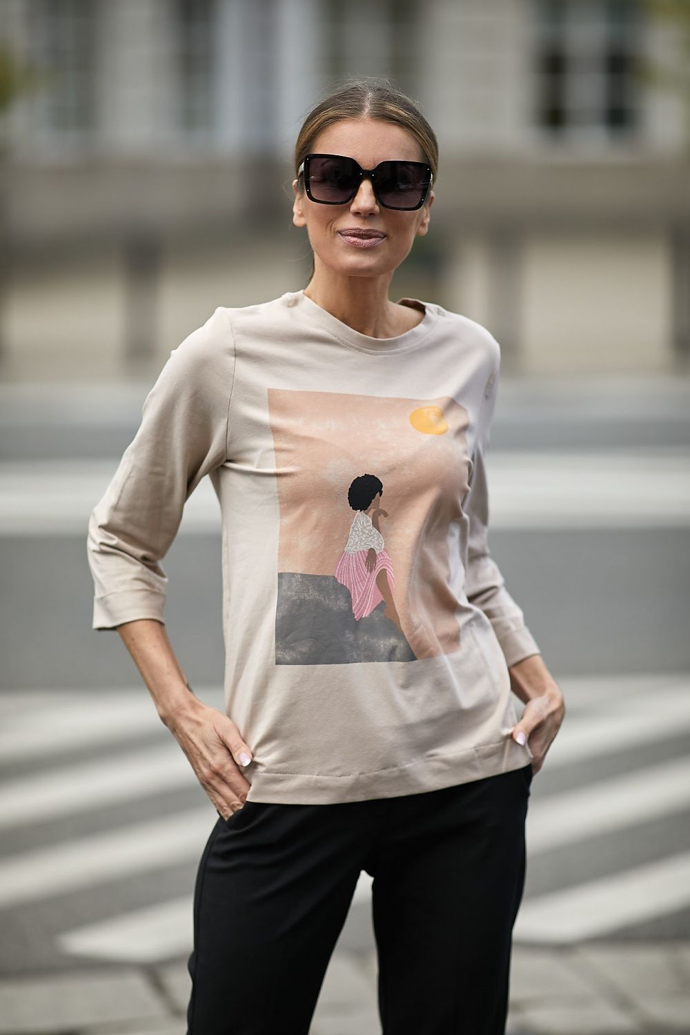 【最終値下げ】olivia girls tops/ベージュ Olivia Top
