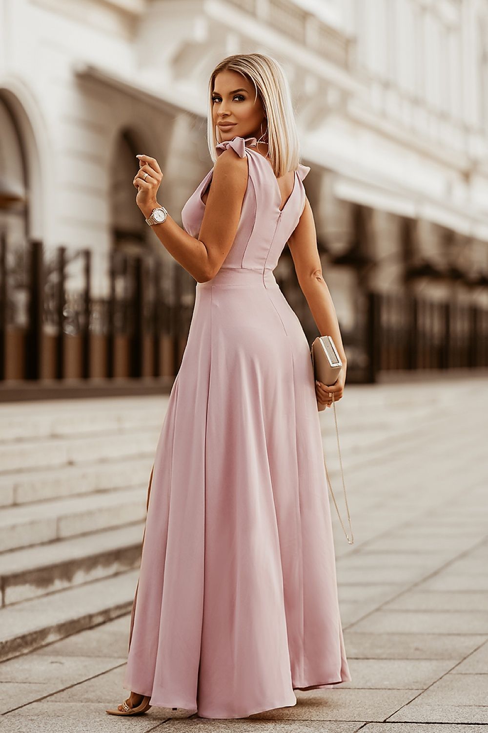 Evening dress Bicotone